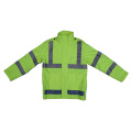 High Visibility Safety Orange Jackets Mens Winter Coats Reflective Rain Jacket Wholesale orange hi viz fleece jacket